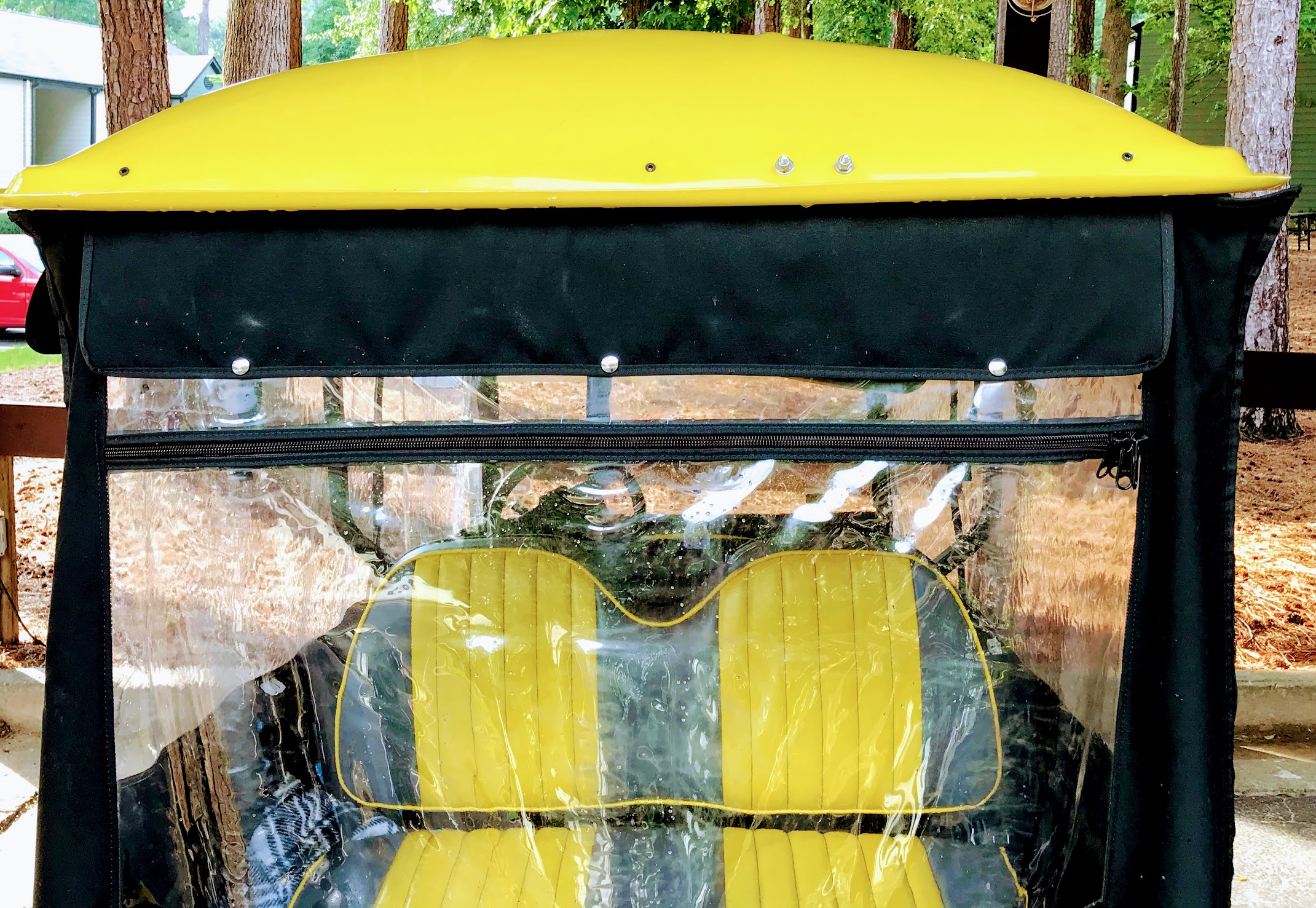 yellow golf cart roof 20